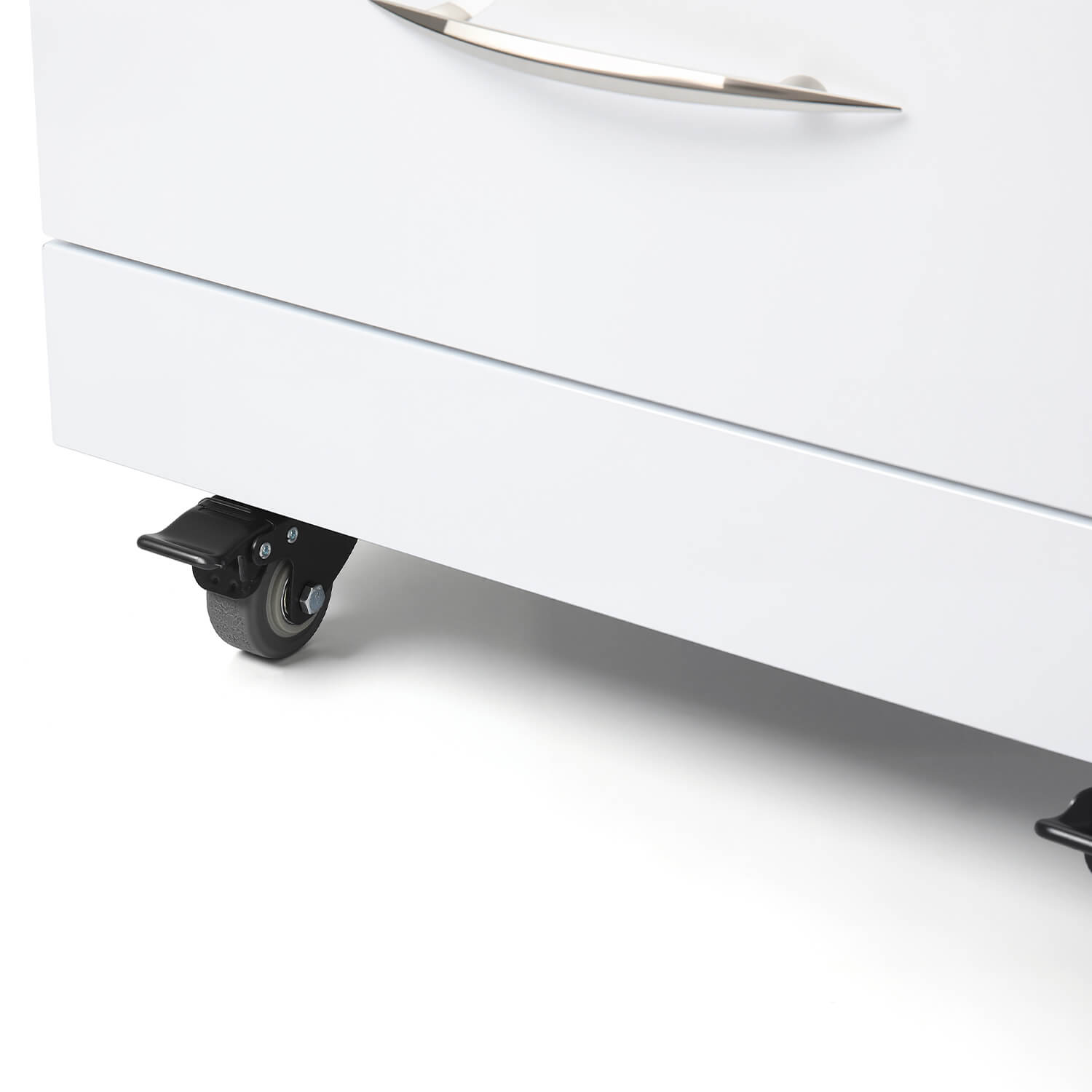 Dental C05A Quartz and Stainless Steel Four Drawer Mobile Cabinet & Two Instrument Tray - azdentall.com