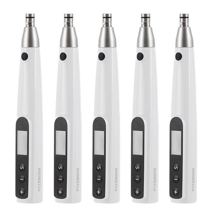 5 Pcs Dental Cordless Hygiene Prophy Handpiece 6 Speed Settings Prophy Angle 360° Rotating - azdentall.com