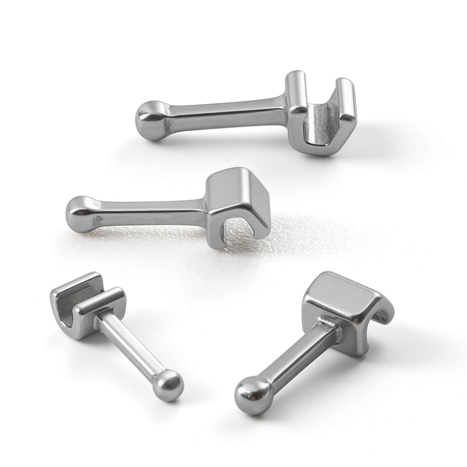 AZDENT Orthodontic Crimpable Hooks Universal Sliding Ball Hook 50Pcs/Box - azdentall.com