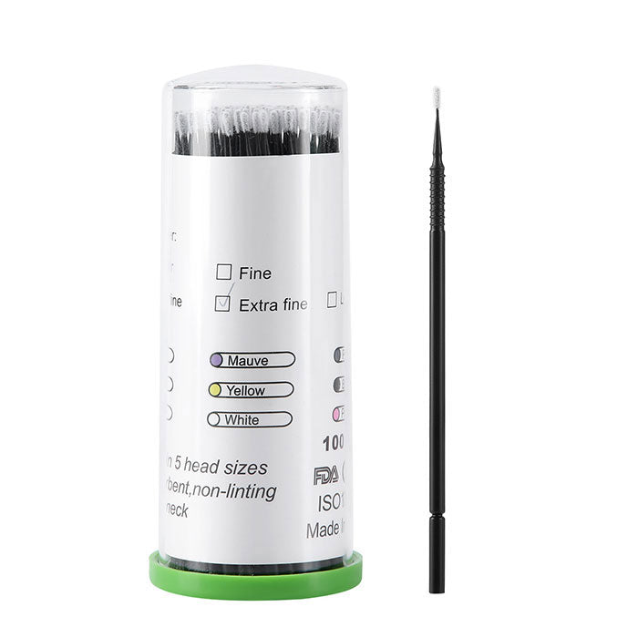 Disposable Dental Micro Applicator Brushes Regular /Fine/ Super Fine/ Extra fine 100pcs/Barrel - azdentall.com