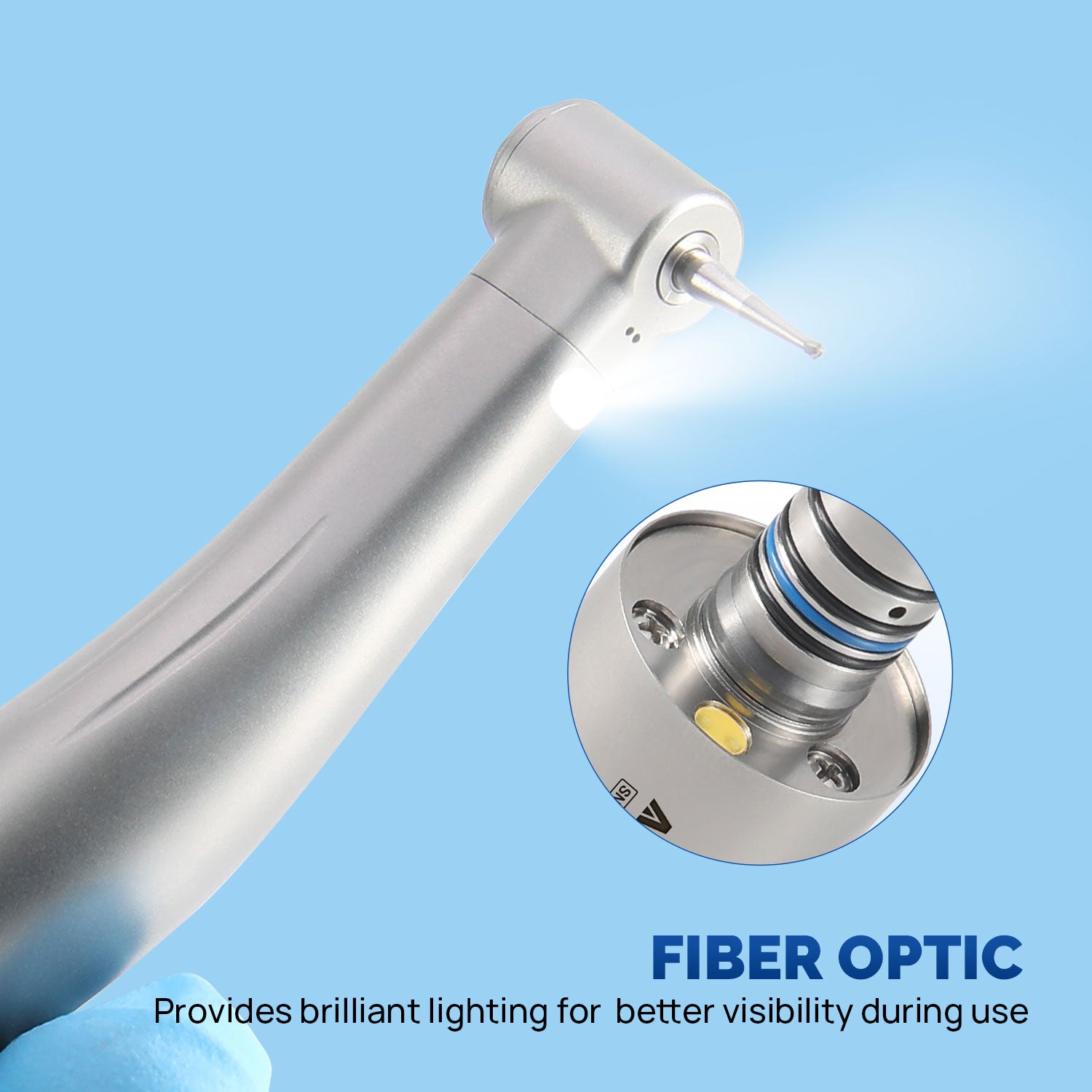 AZDENT 1:1 Inner Air Motor With LED Generator 2/4 Hole - azdentall.com