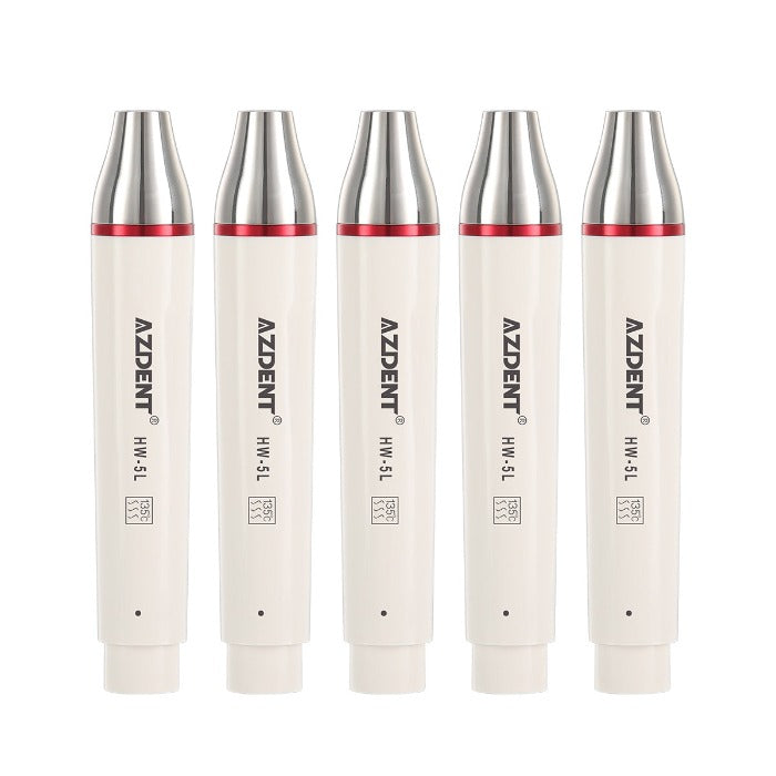 5pcs AZDENT Dental LED Ultrasonic Scaler Piezo Handpiece HW-5L Upgraded - azdentall.com