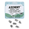 AZDENT Dental Orthodontic Buccal Tube 1st Molar Bondable Monoblock Non-convertible MBT 0.022 20Sets/Box - azdentall.com