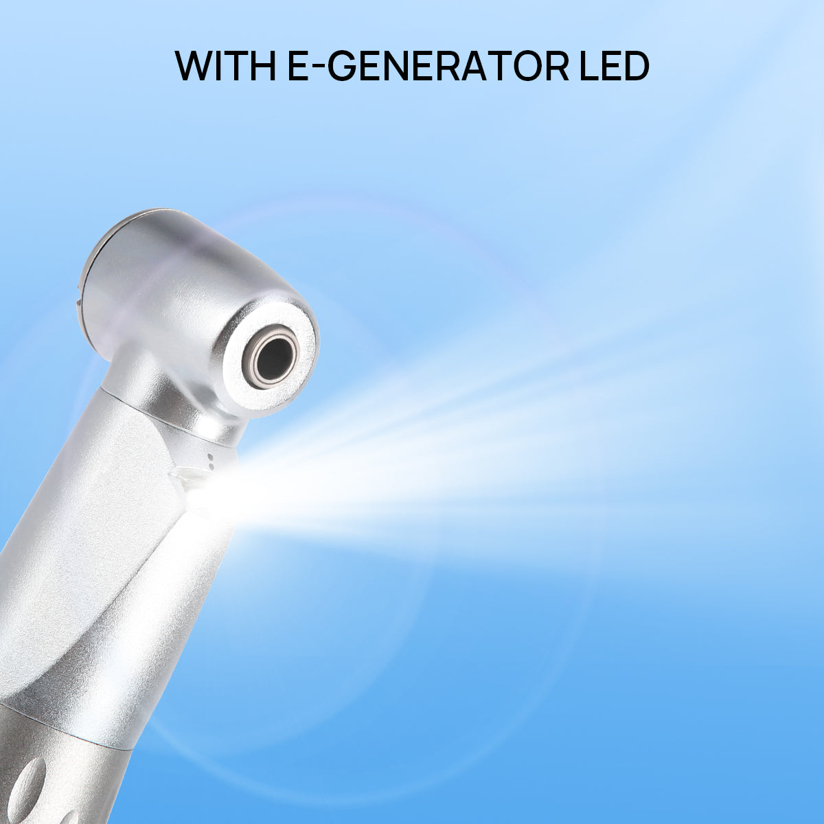 AZDENT Dental 1:1 LED Contra Angle Low Speed Handpiece with E-generator Internal Spray - azdentall.com