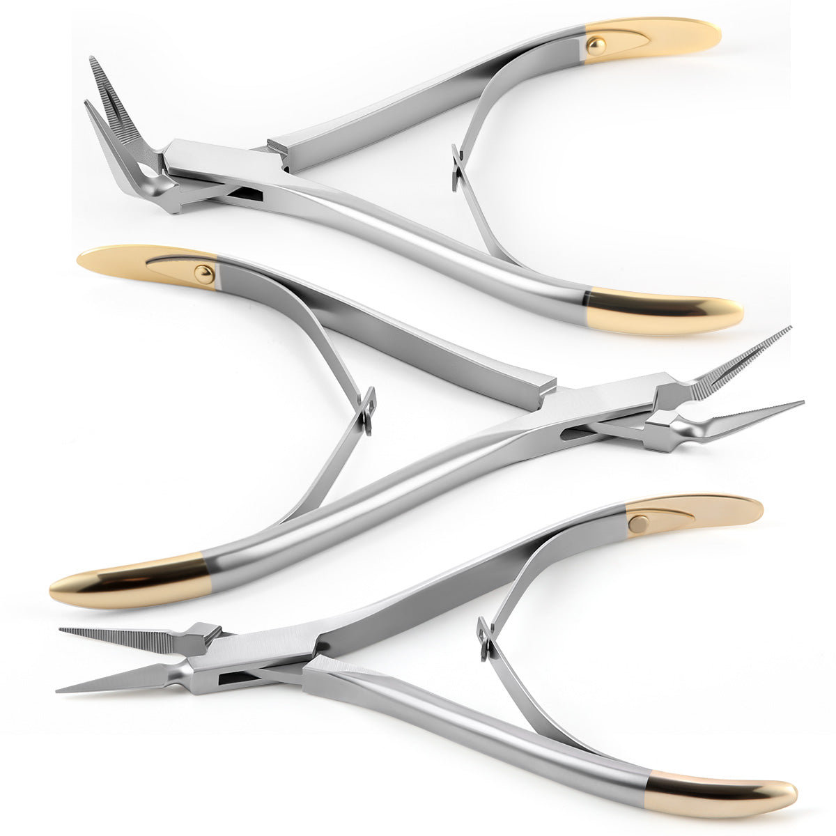 Dental Residual Root Tweezers Tooth Extraction Straight/Curved 45°/90° - azdentall.com