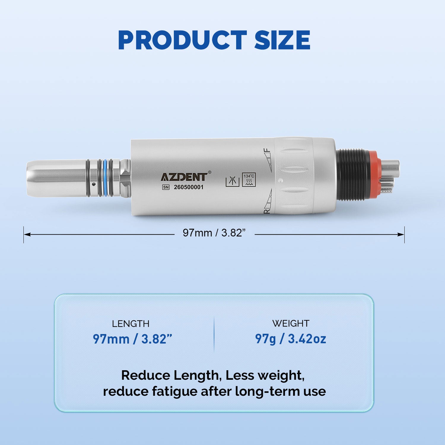 AZDENT 1:1 Inner Air Motor With LED Generator 2/4 Hole - azdentall.com