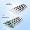 AZDENT Dental Polishing Kit Coarse / Fine FG Burs For High Low Speed Handpiece White / Green Stones 12pcs/Kit - azdentall.com