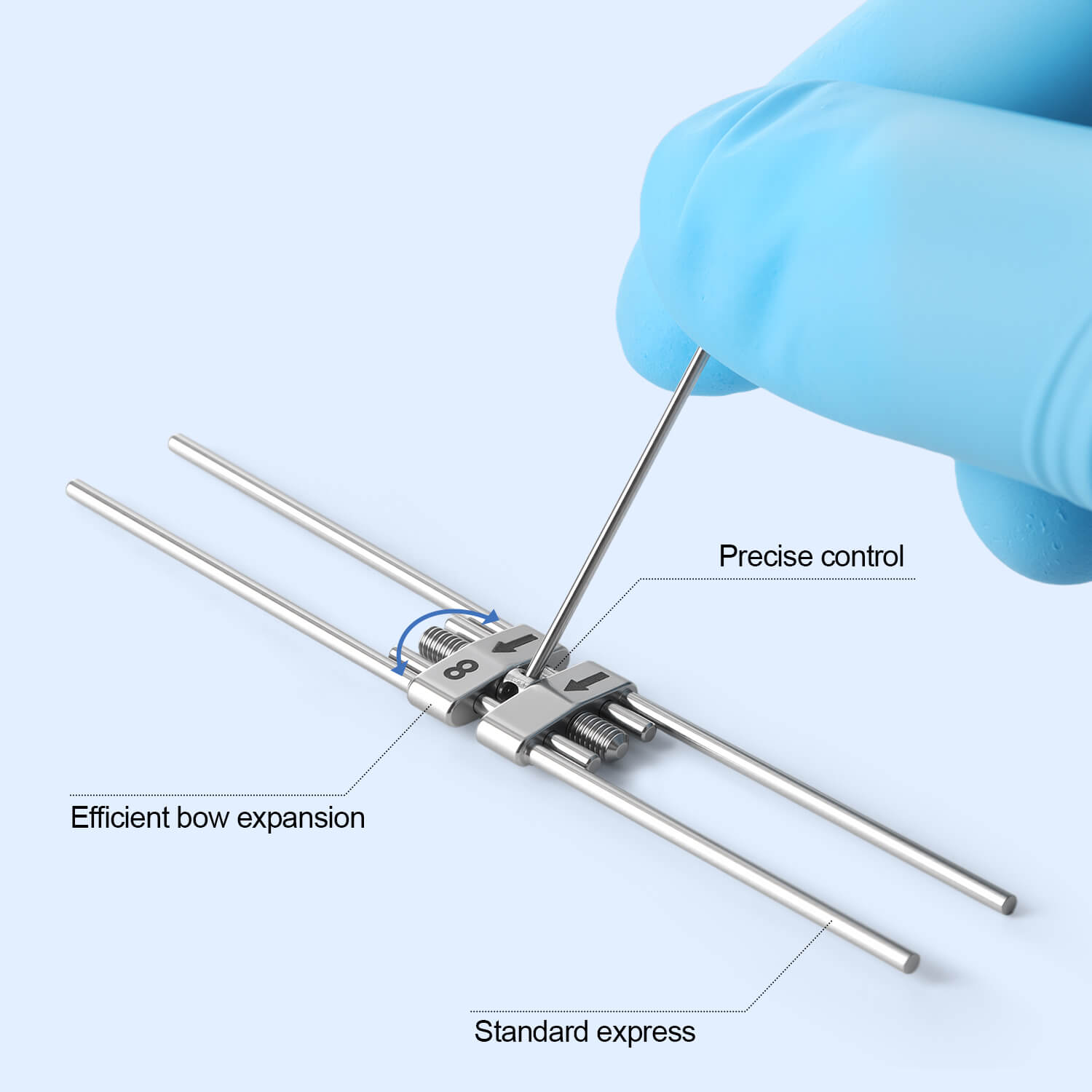 Dental Orthodontic Expansion Screw Arch Expansion 8/9/11/13mm - azdentall.com