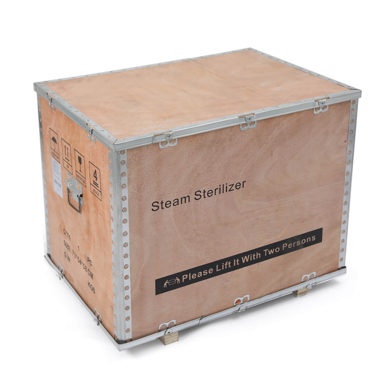 Dental 22L Class N Autoclave Steam Sterilizer LCD Table Top Dry Function - azdentall.com