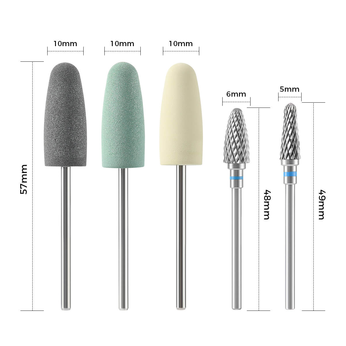 Dental Resin Base Acrylic HP Polishing Kit HP Tungsten Carbide Polisher 8pcs/Kit - azdentall.com