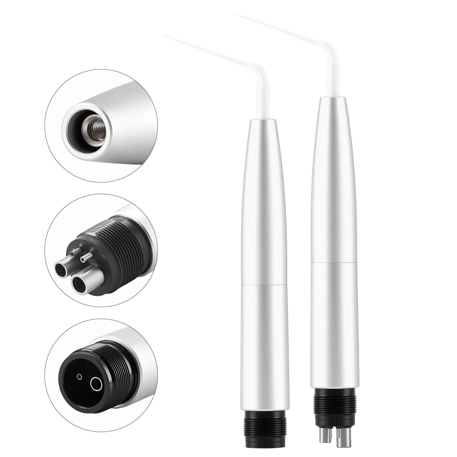 Dental Air Scaler Handpiece Activation Irrigation Perio Scaling With 5pcs Endo Plastic Tips 2/4 Holes - azdentall.com