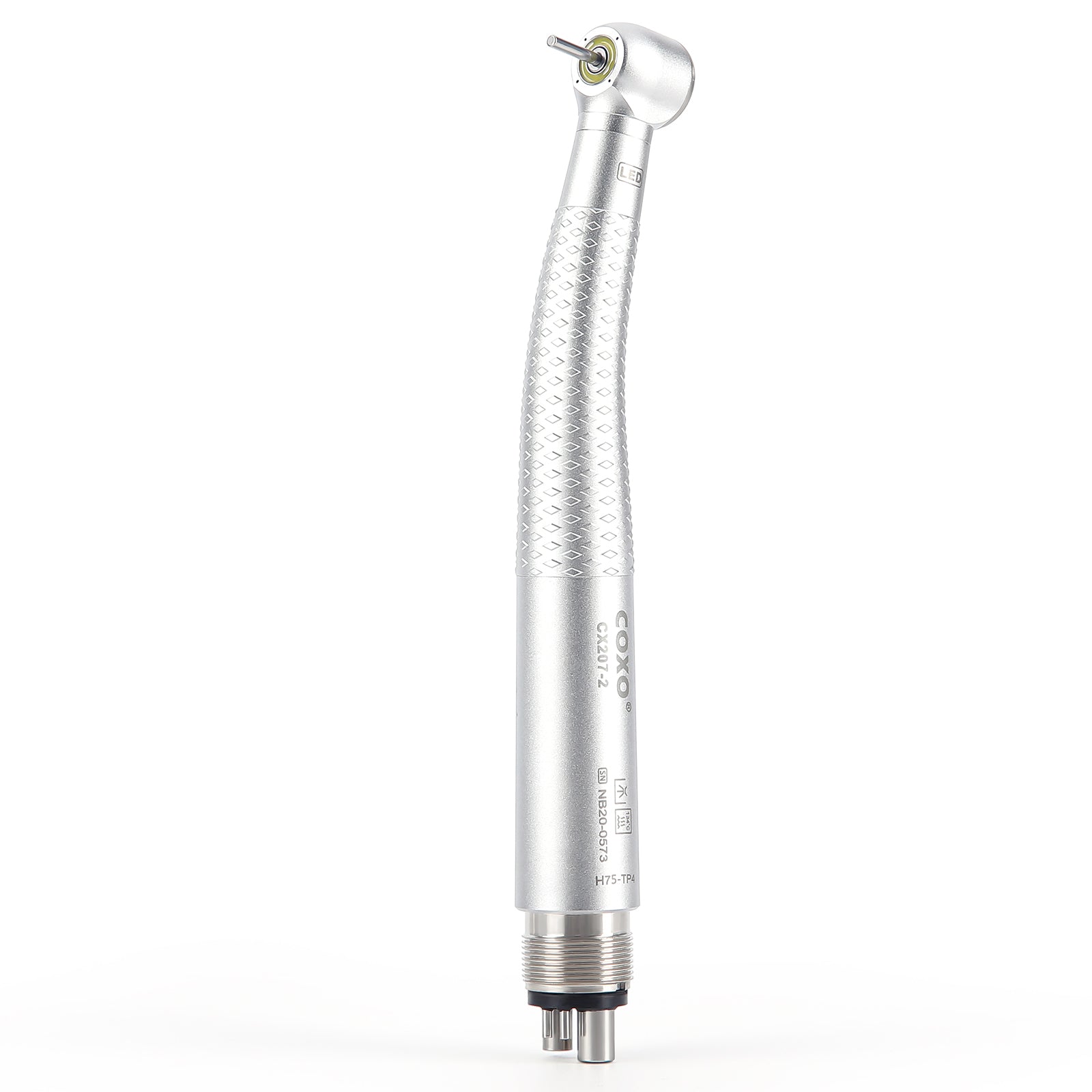 COXO LED High Speed Air Turbine Handpiece with Generator Torque Head Shadowless Series 4 Holes Coupler CX207-2 H75-TP4 - azdentall.com