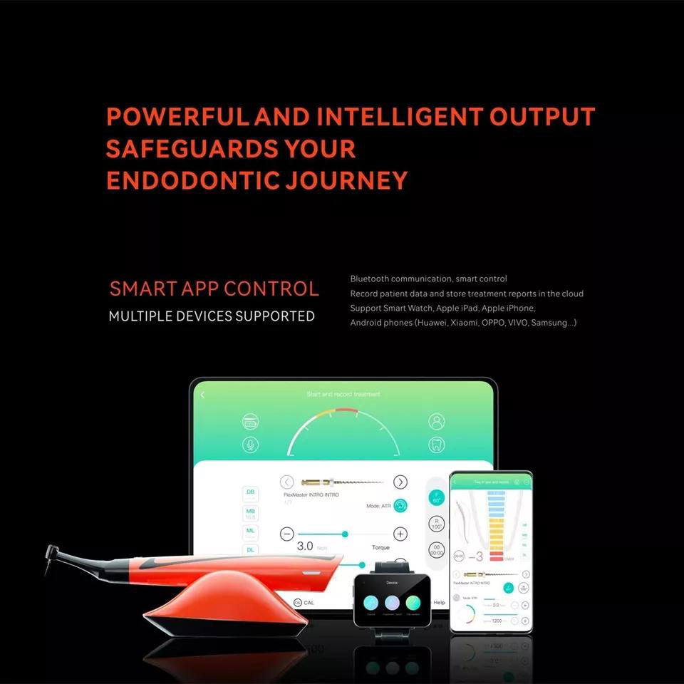 Woodpecker Dental Brushless Endo Motor with Apex Locator Smart A Orange/White - azdentall.com