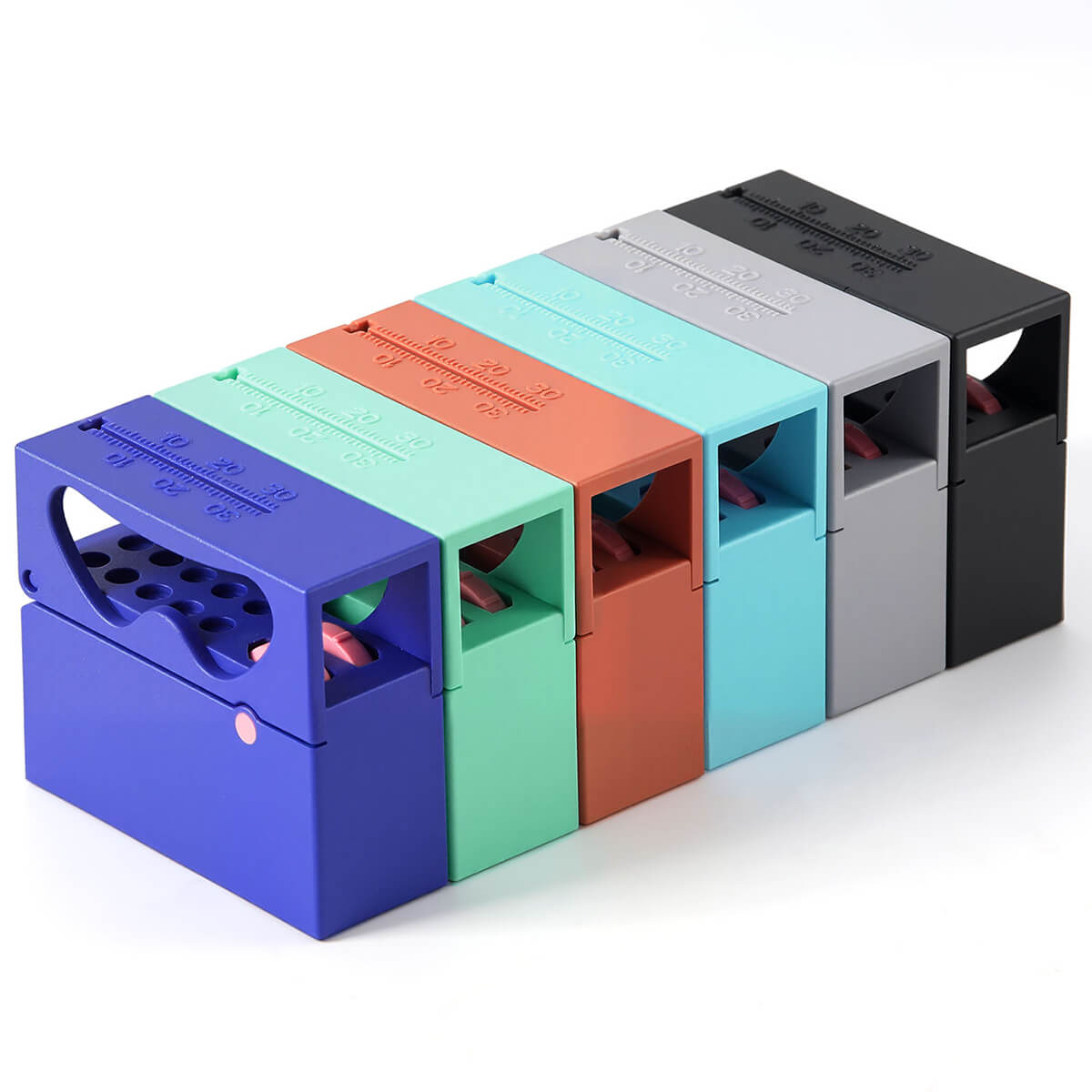 Dental 10 Holes Endo Files Disinfection Box With Memory Holder & Measuring Counter - azdentall.com
