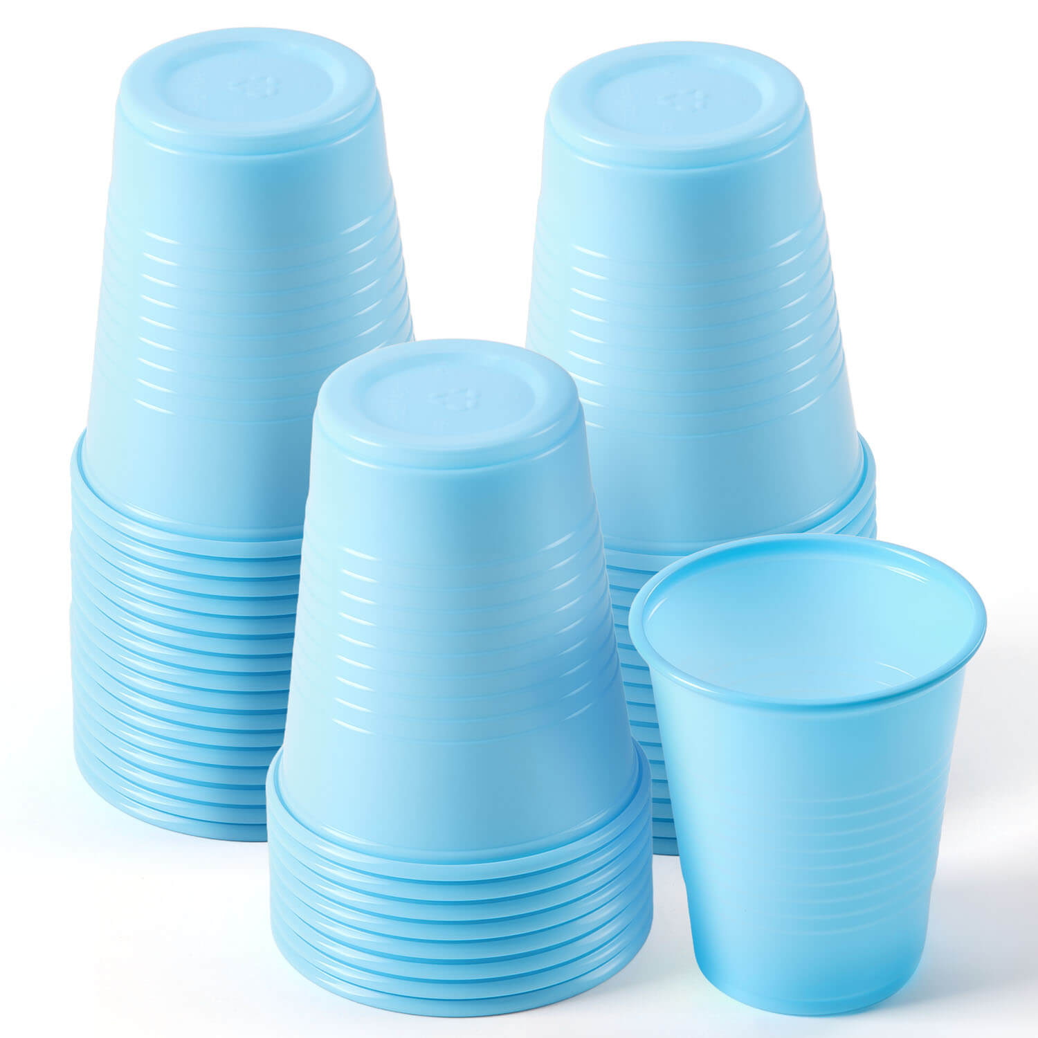 Dental Disposable Plastic Drinking Cups 5OZ Mouthwash Blue 1000Pcs/Case - azdentall.com