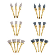 AZDENT Dental Prophy Brushes RA Latch Type Copper Handle Silicon Carbide/Aluminium Oxide 20pcs/Bag - azdentall.com