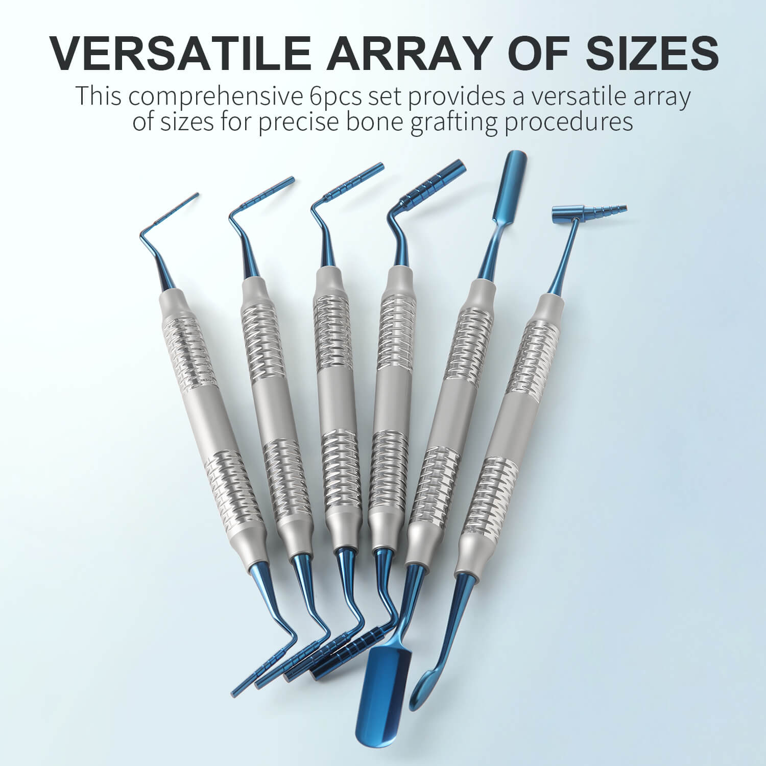 Dental Implant Bone Graft Tool Stainless Steel 6pcs/Set - azdentall.com