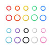 Dental Color Code Rings Universal Silicone Autoclavable 10 Colors 100pcs/Box - azdentall.com