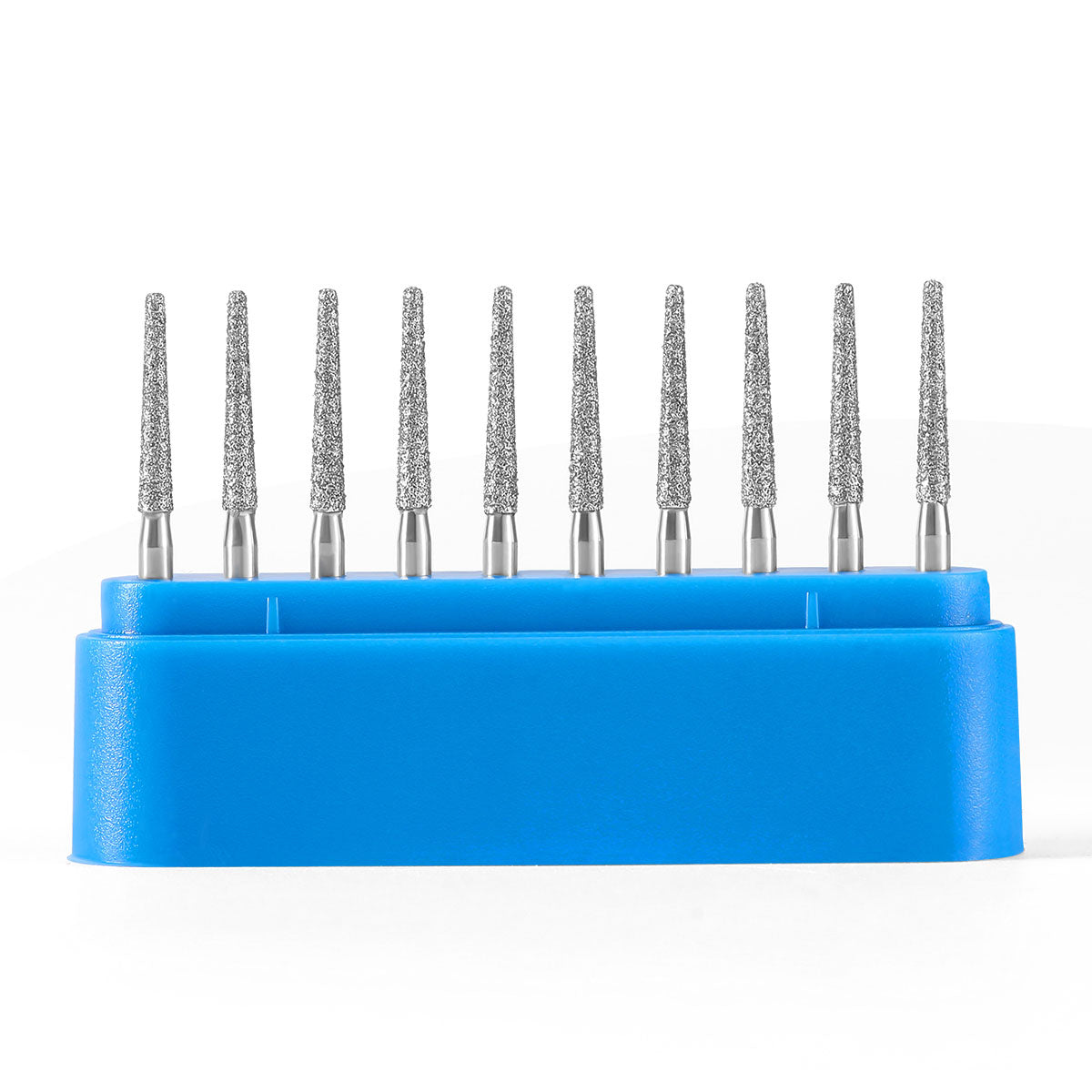 AZDENT Dental Diamond Burs FG Cutting Zirconia Ceramic Flat End Taper for High Speed Handpiece Z173-016M 10pcs/Box - azdentall.com