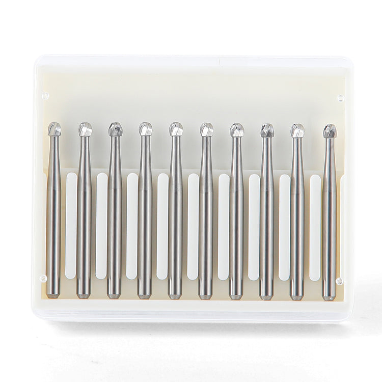 Dental FG #5 Round Carbide Bur 10pcs/Box - azdentall.com