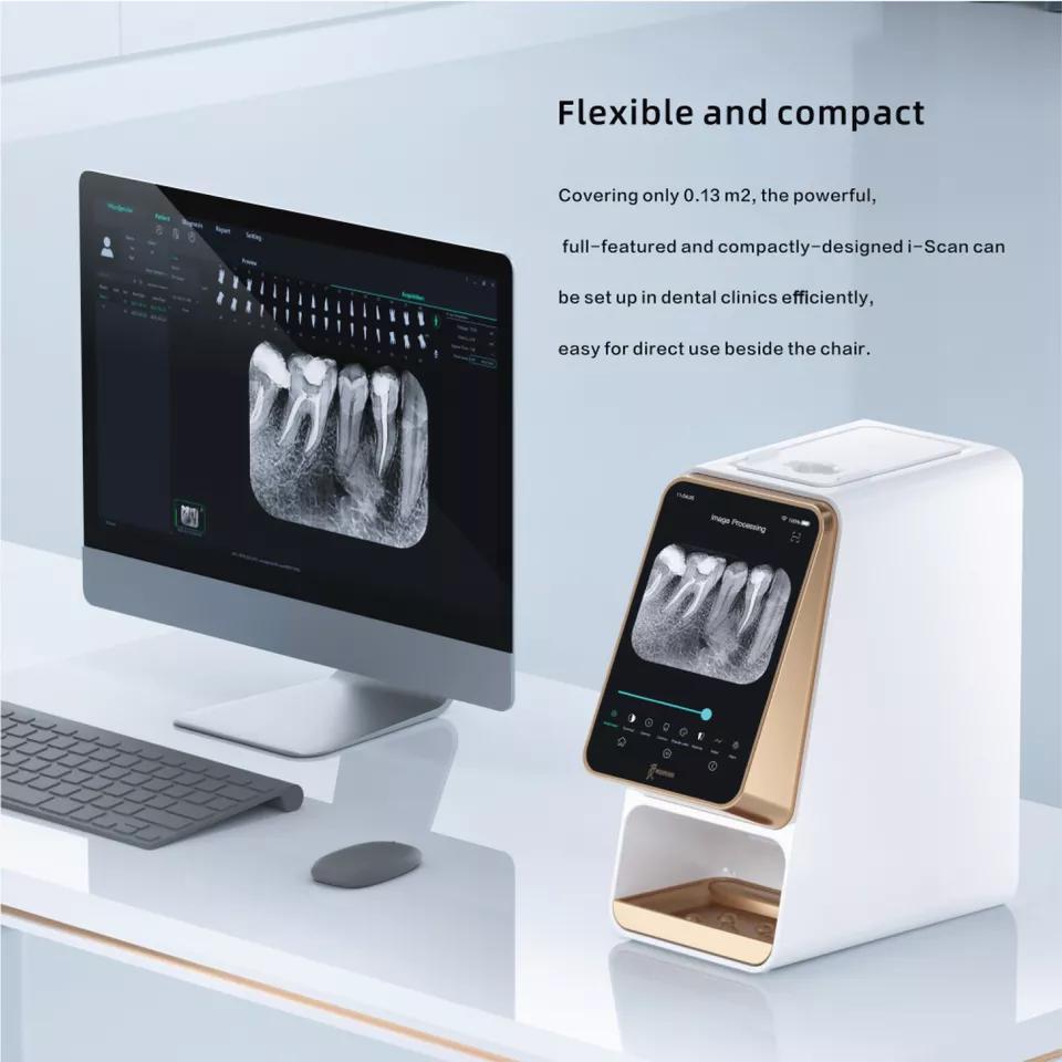 Woodpecker Dental Digital X-ray Imaging Plate Scanner i-Scan Wireless W/Screen - azdentall.com