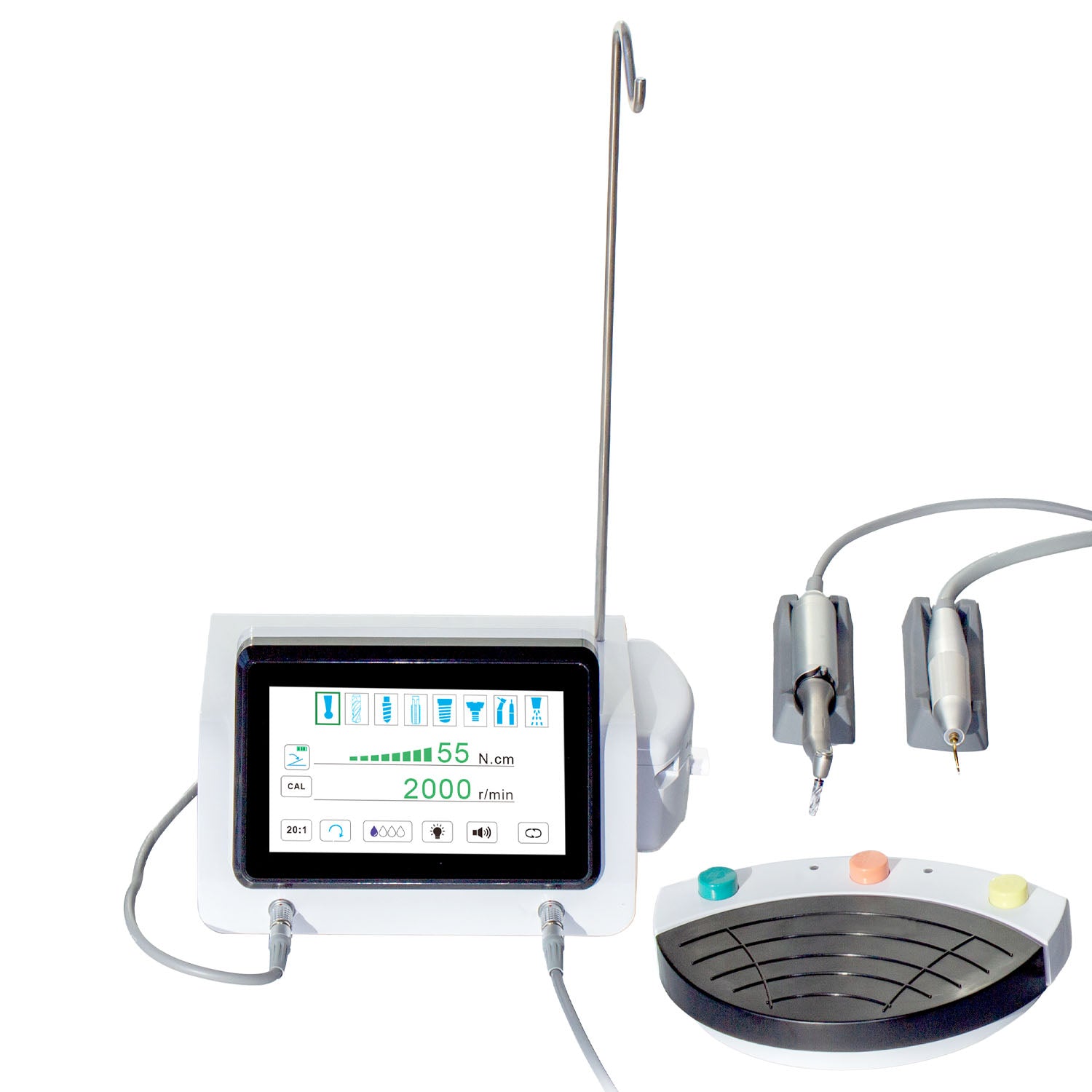 Dental 2 IN 1 Bone Cutter Surgery & Implant Device w/ Piezosurgery Handle and 20:1 LED Contra Angle - azdentall.com