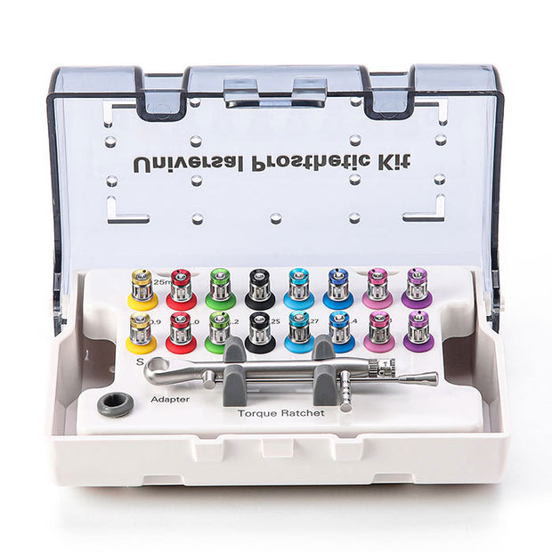 Driver Universal Instrument Universal Implant Driver Kit 16pcs Drivers With Torque Wrench 15-70Ncm ...