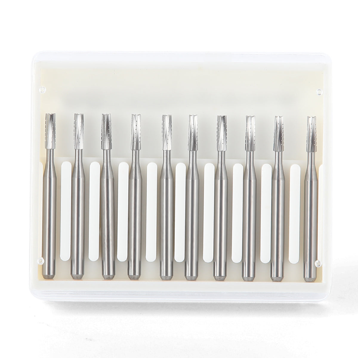 Dental Carbide Bur FG #558 Straight Fissure Crosscut 10pcs/Box – AZDENT