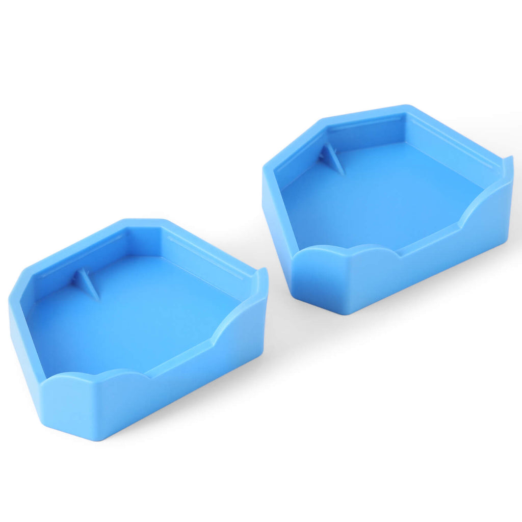 Dental Model Base Silicon Rubber Plaster Denture Tray Impression Former Base 6pcs/Set - azdentall.com