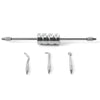 Dental Stainless Steel Manual Crown Remover Kit with 3 Attachments Tips - azdentall.com