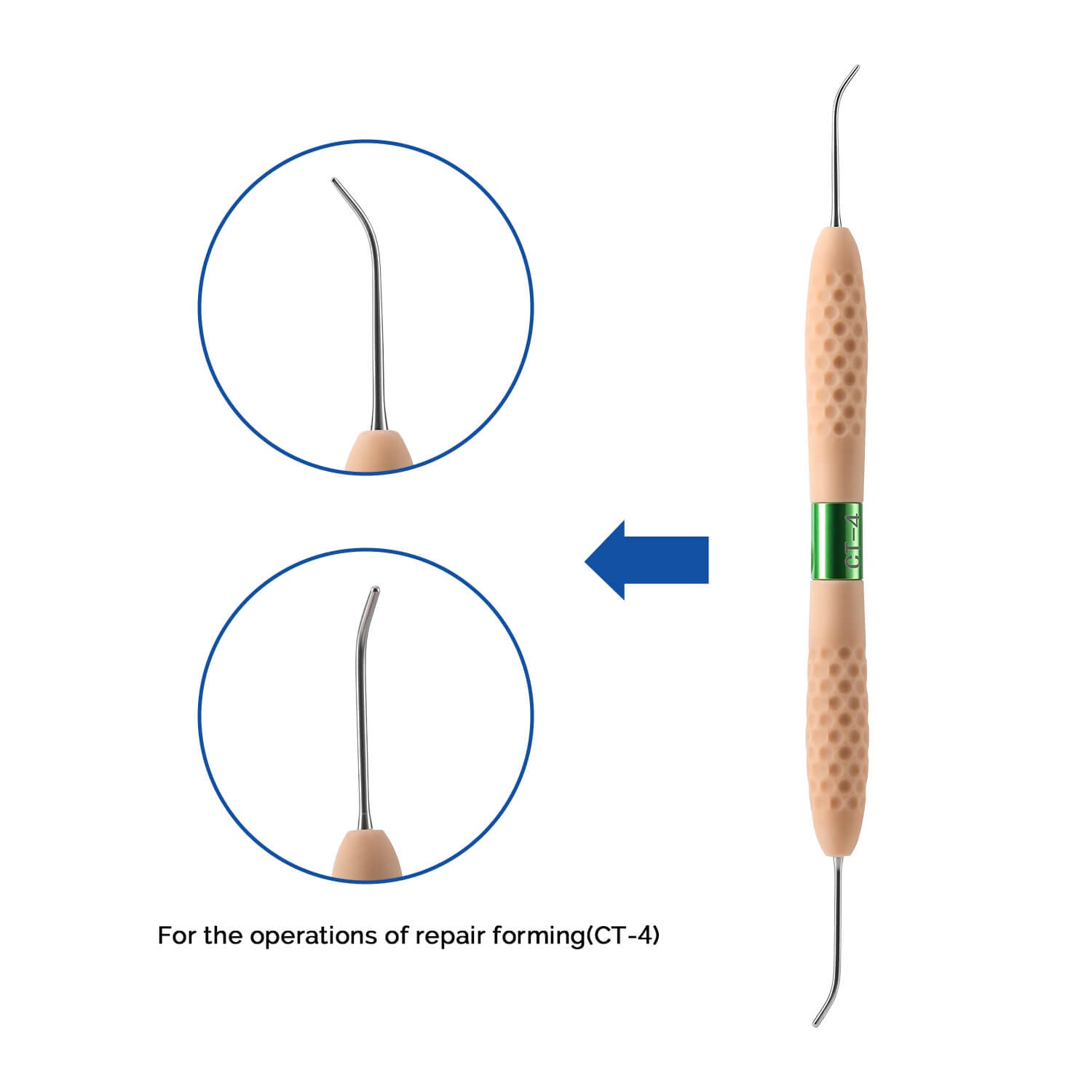 Dental Resin Plugger Aesthetic Resin Restoration Filling Instrument Kit CT1-CT7 - azdentall.com