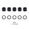 Dental Color Code Rings Universal Silicone Autoclavable L Black 100pcs/Box - azdentall.com