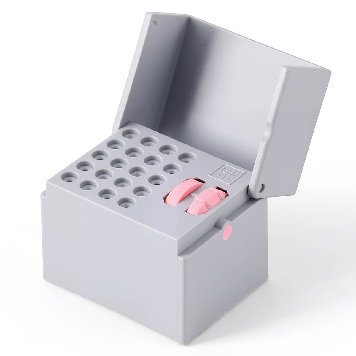 Dental 20 Holes Endo Files Disinfection Box With Memory Holder & Measuring Counter - azdentall.com