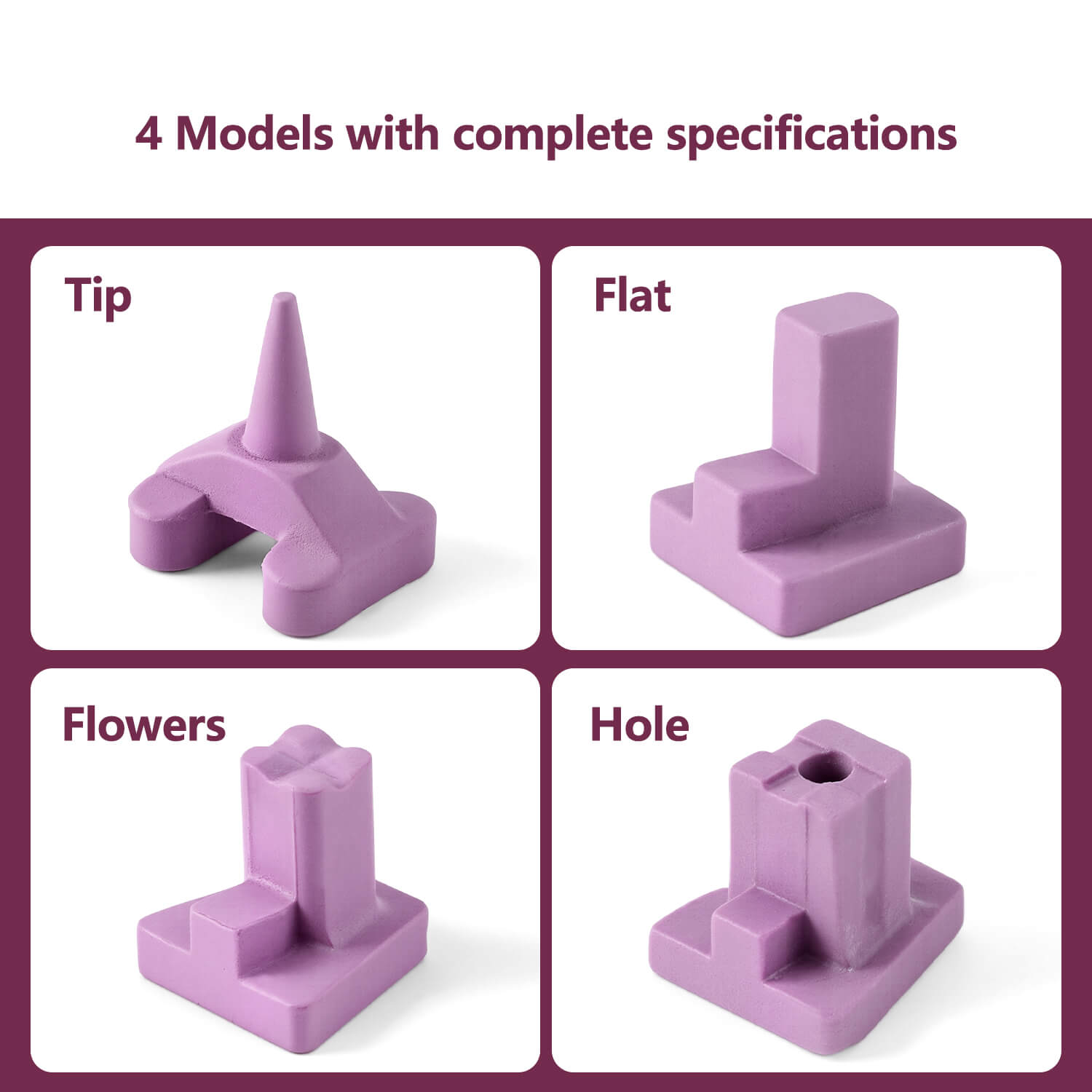 Dental Lab Ceramic Firing Pink Pegs for Porcelain Single Crowns Oven Tray - azdentall.com