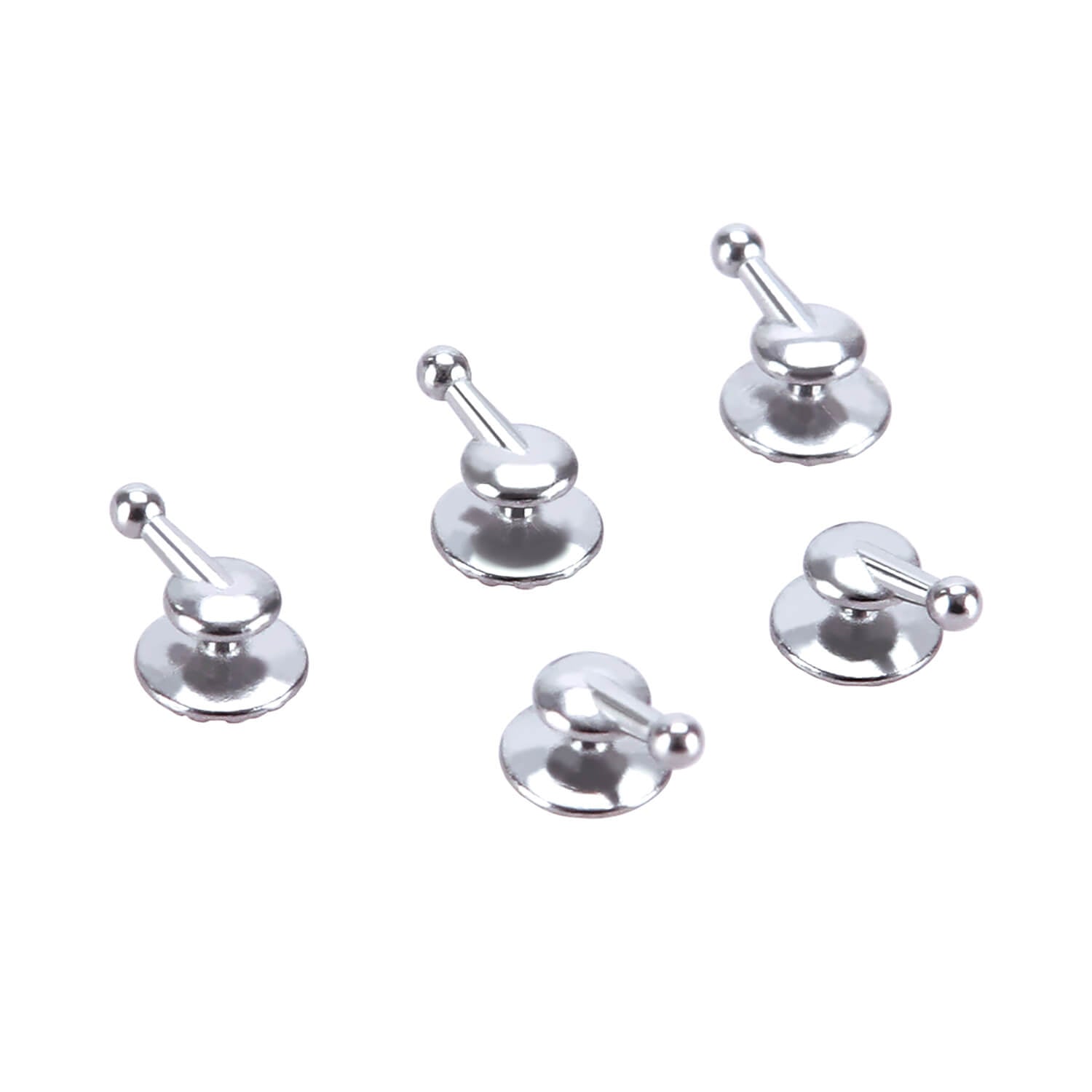AZDENT Orthodontic Lingual Button with Hook Bondable Monoblock Round Base 50pcs/Box - azdentall.com