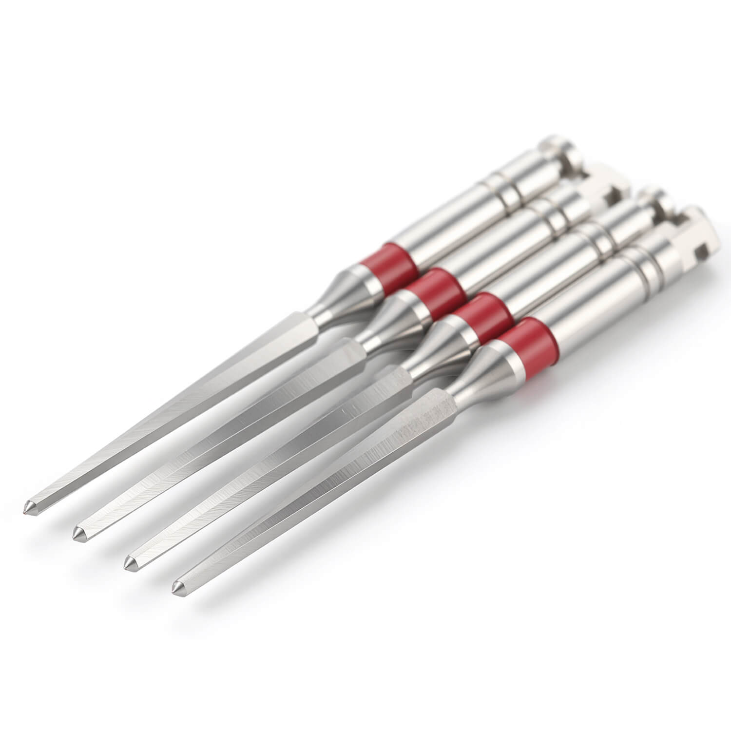 Dental Endo F Drill Reamers Fiber Post Drills Mixed #3 32mm 4pcs/Box - azdentall.com