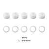 Dental Color Code Rings Universal Silicone Autoclavable L White 100pcs/Box - azdentall.com