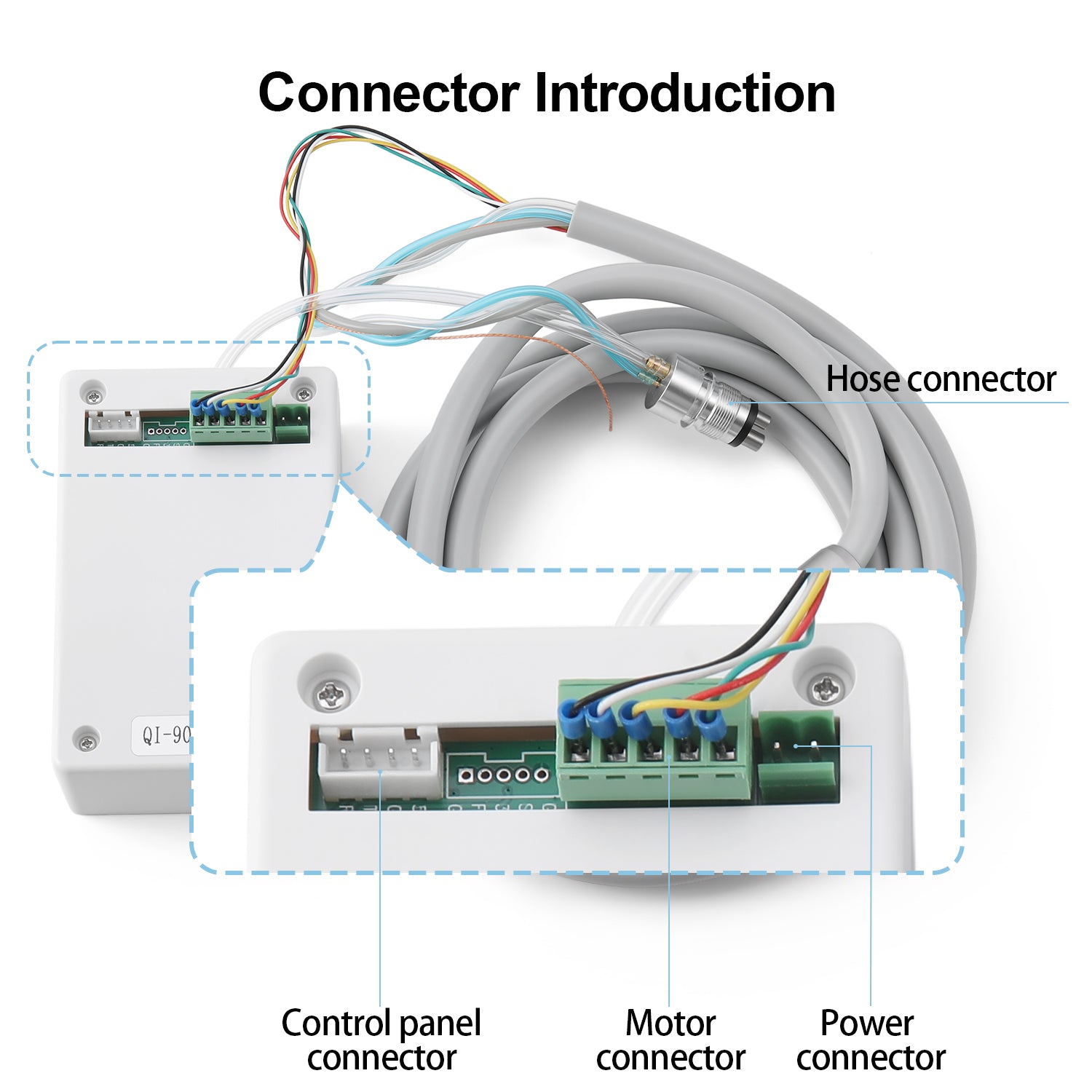 Dental LED Brushless Built-in Electric Micro Motor 4 Hole - azdentall.com