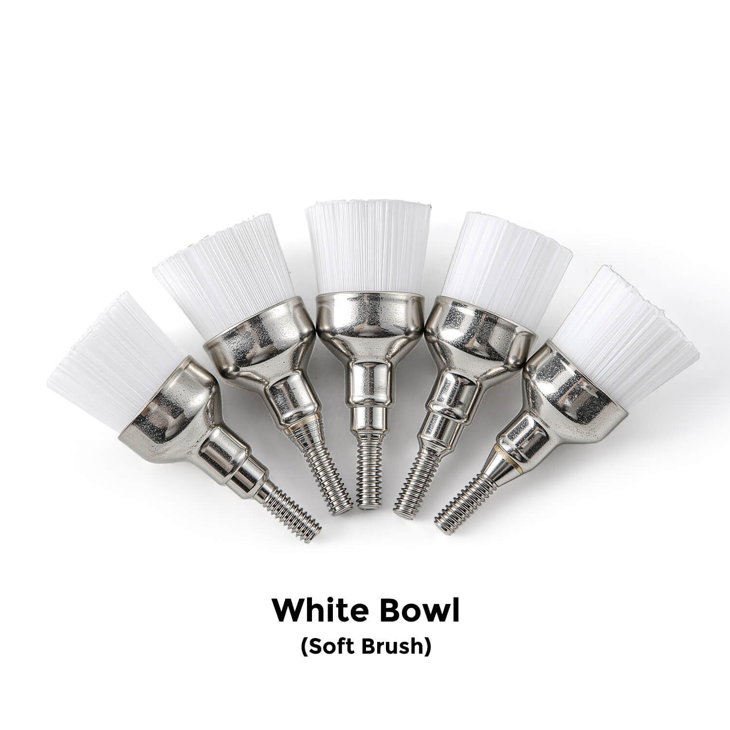 AZDENT Dental Screw Prophy Brushes RA 2.35mm Flat/Bowl/Tapered Soft/Hard 100pcs/Box - azdentall.com