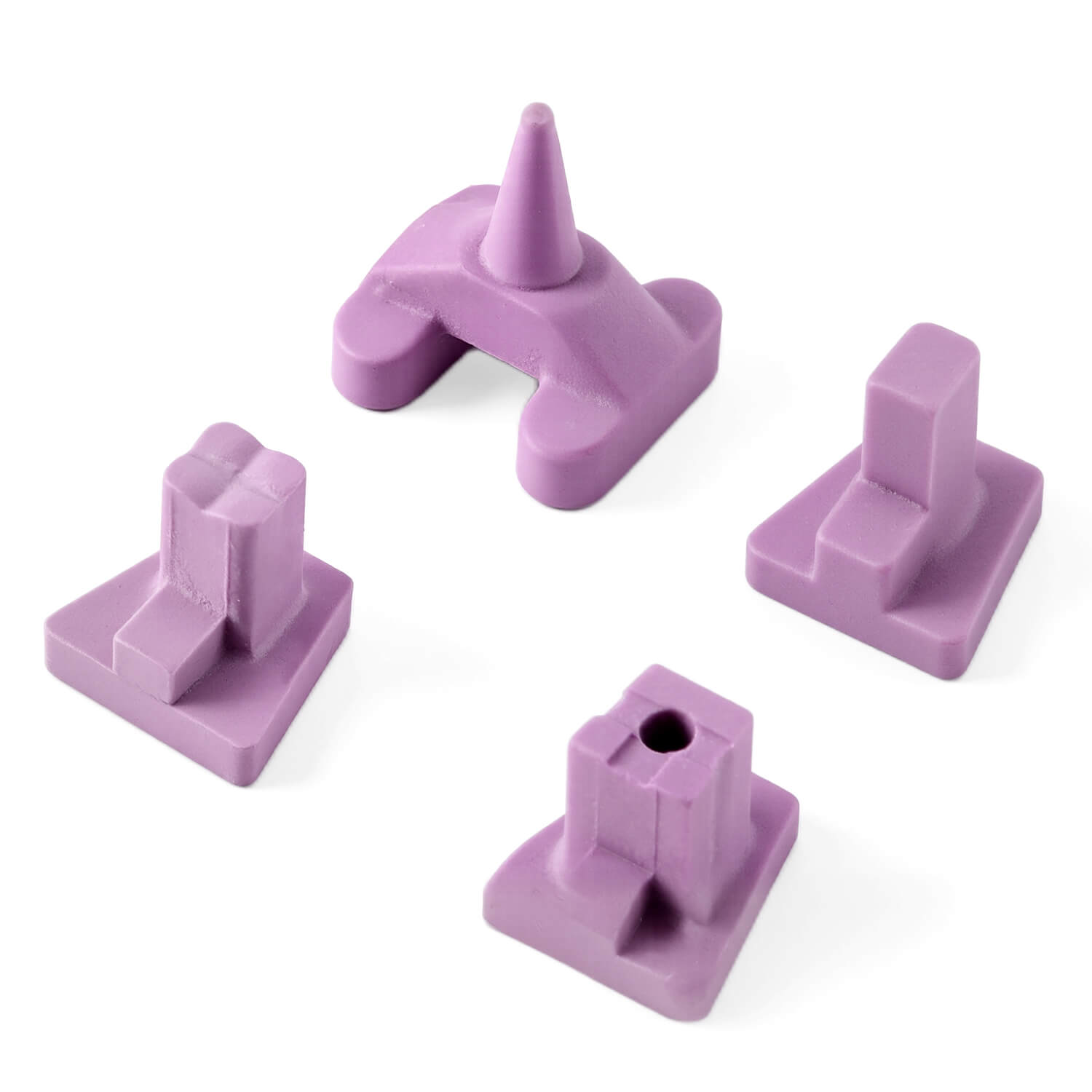 Dental Lab Ceramic Firing Pink Pegs for Porcelain Single Crowns Oven Tray - azdentall.com