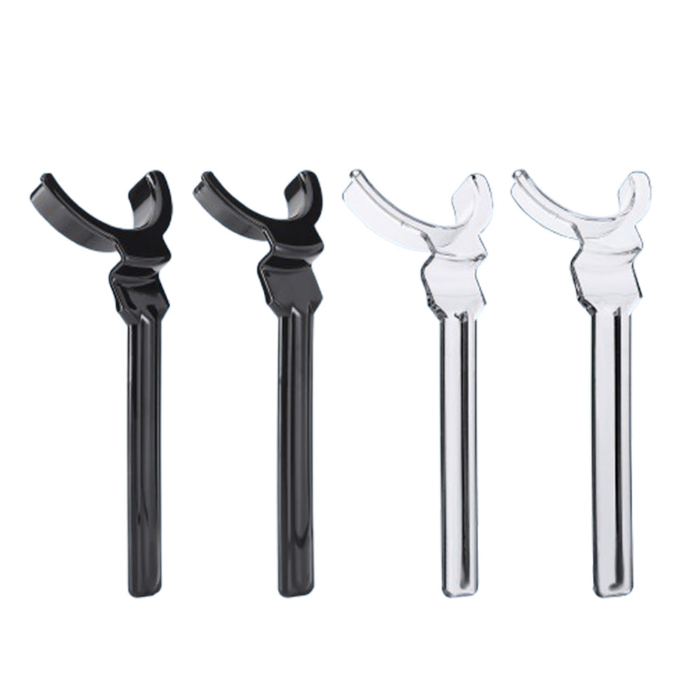 Dental Y Shape Cheek Retractors Mouth Opener Large/Small Black/Transparent - azdentall.com