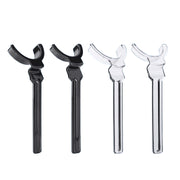 Dental Y Shape Cheek Retractors Mouth Opener Large/Small Black/Transparent - azdentall.com