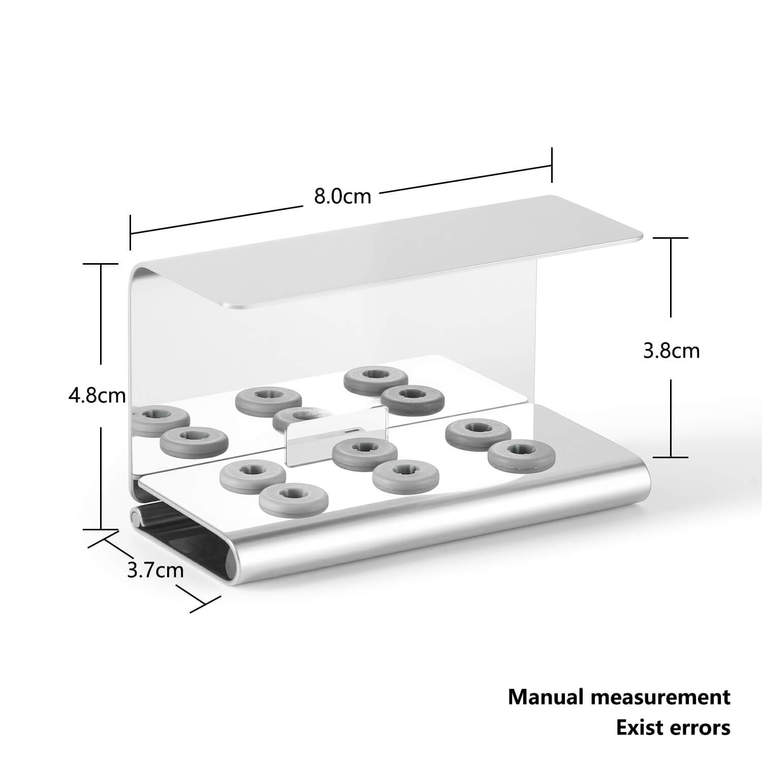 Dental Ultrasonic Scaler Tips Holder 6 Holes Stainless Steel Disinfection Storage Case - azdentall.com