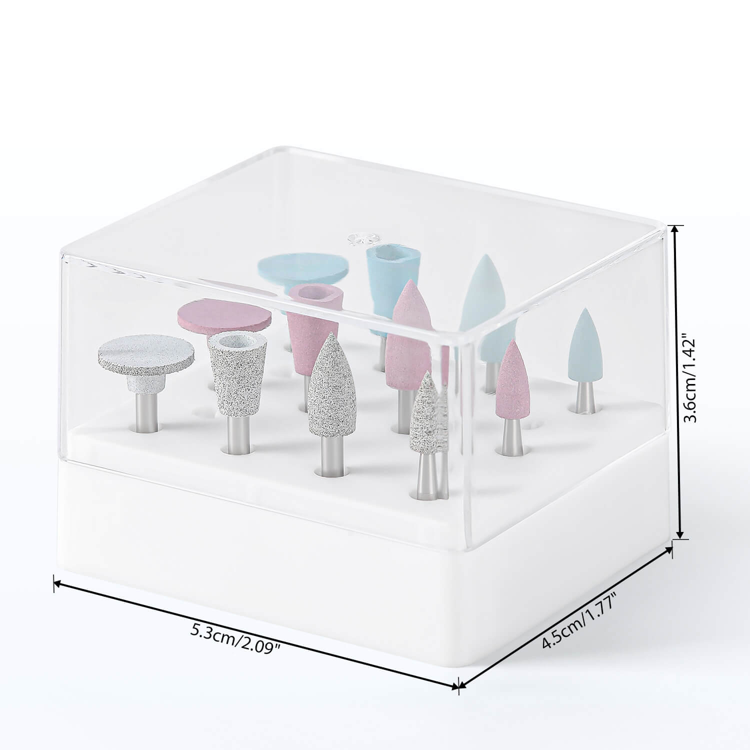 Dental Silicone Composite Polishing Resin RA Polisher Kit for Contra Angle Handpiece 12pcs/Box - azdentall.com