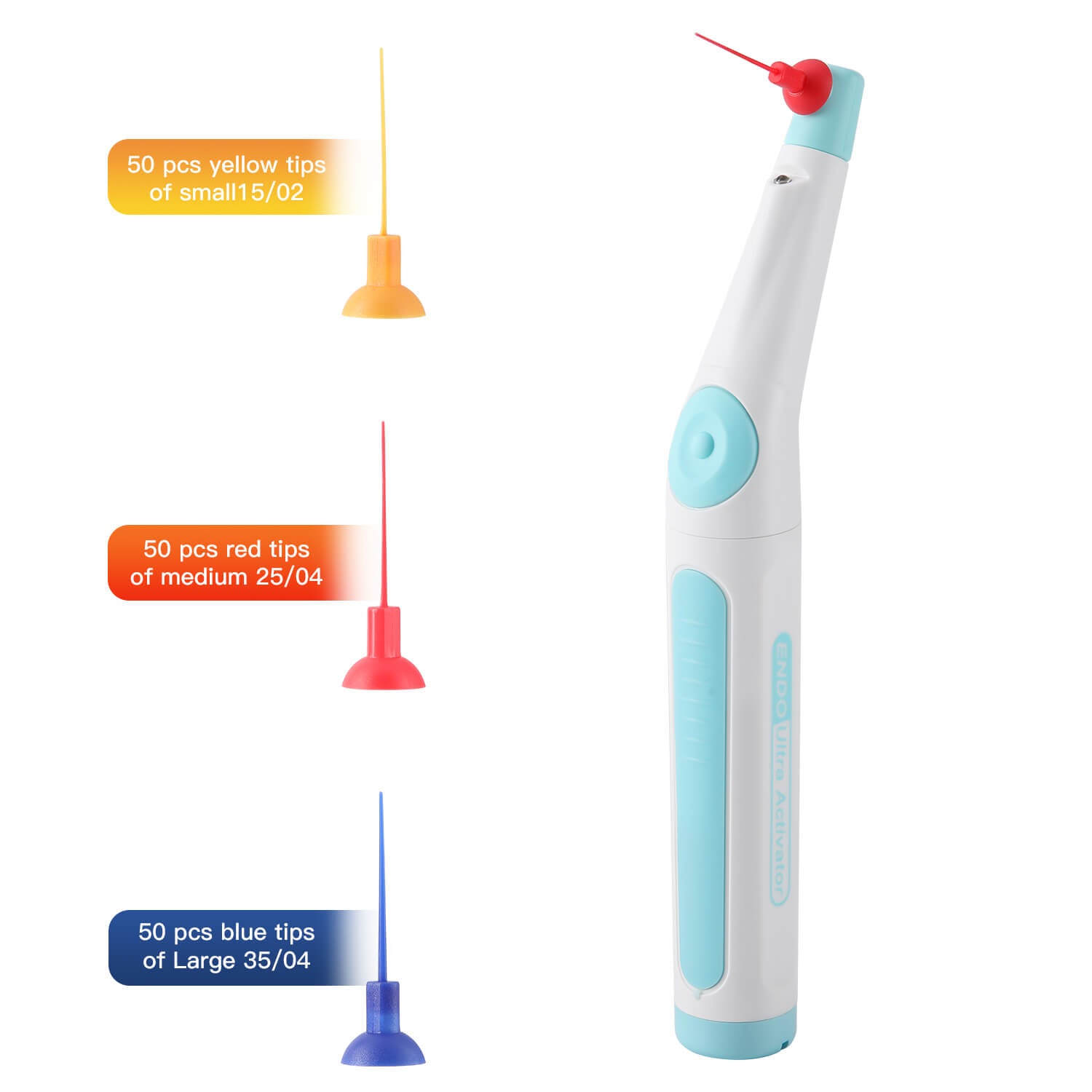 Dental Endo LED Light Ultrasonic Activator Irrigator with 150pcs Irrigator Tips - azdentall.com