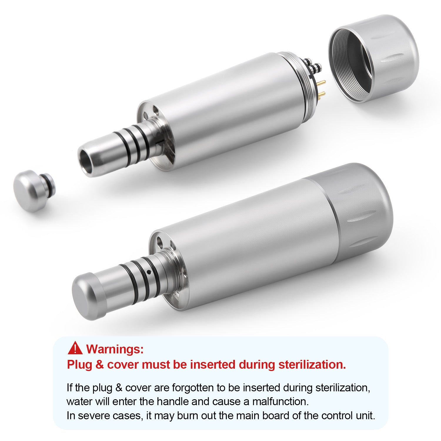 Dental LED Brushless Built-in Electric Micro Motor 4 Hole - azdentall.com