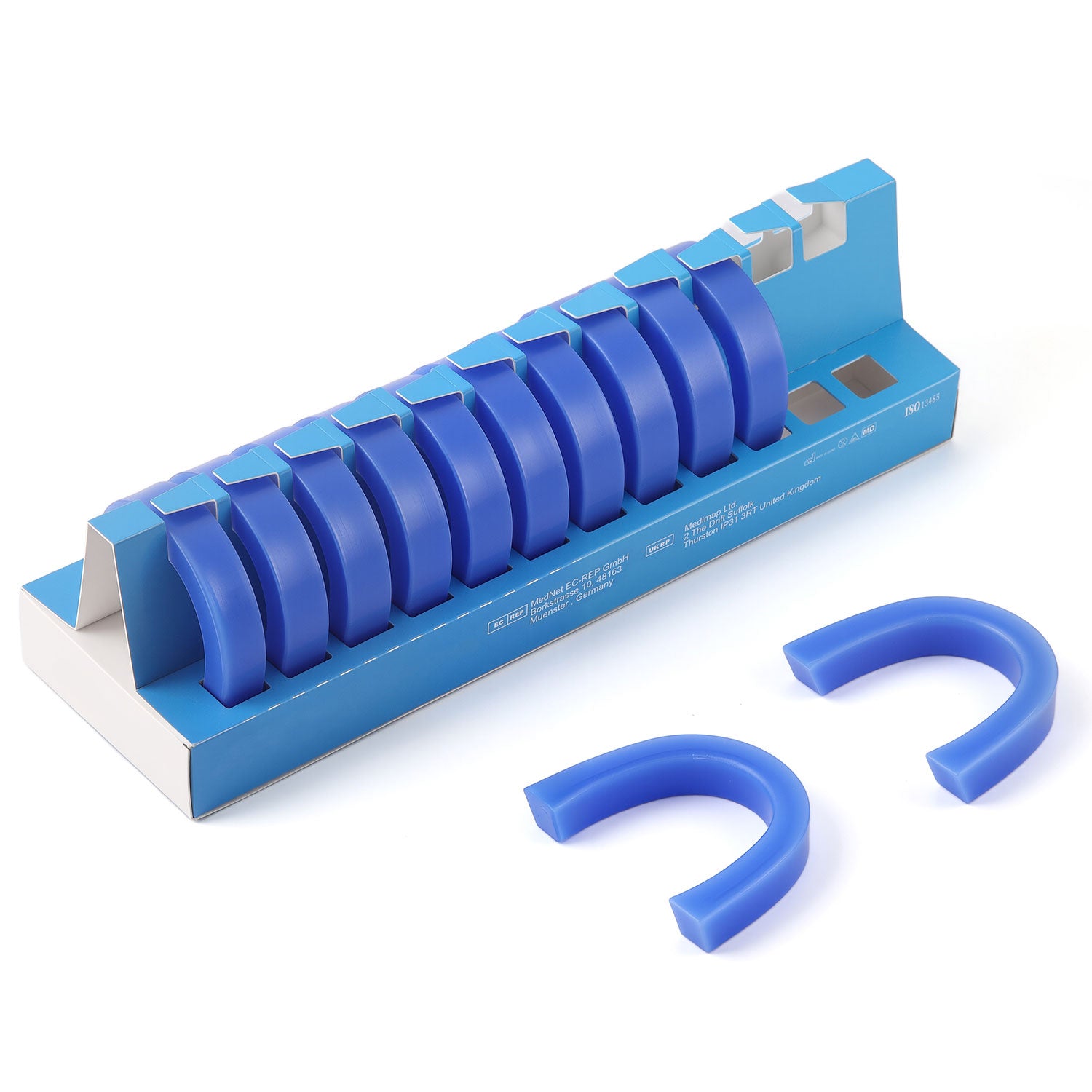 Dental Occlusal Rim Wax U Shaped Bite Block Impression Tray Wax Rim Soft 12pcs/Box - azdentall.com