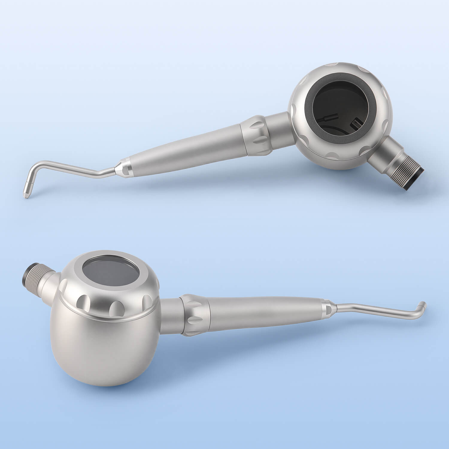 Dental Air Polishing Handpiece Gun All-Metal Teeth Whitening Spary Polisher 2/4 Hole - azdentall.com
