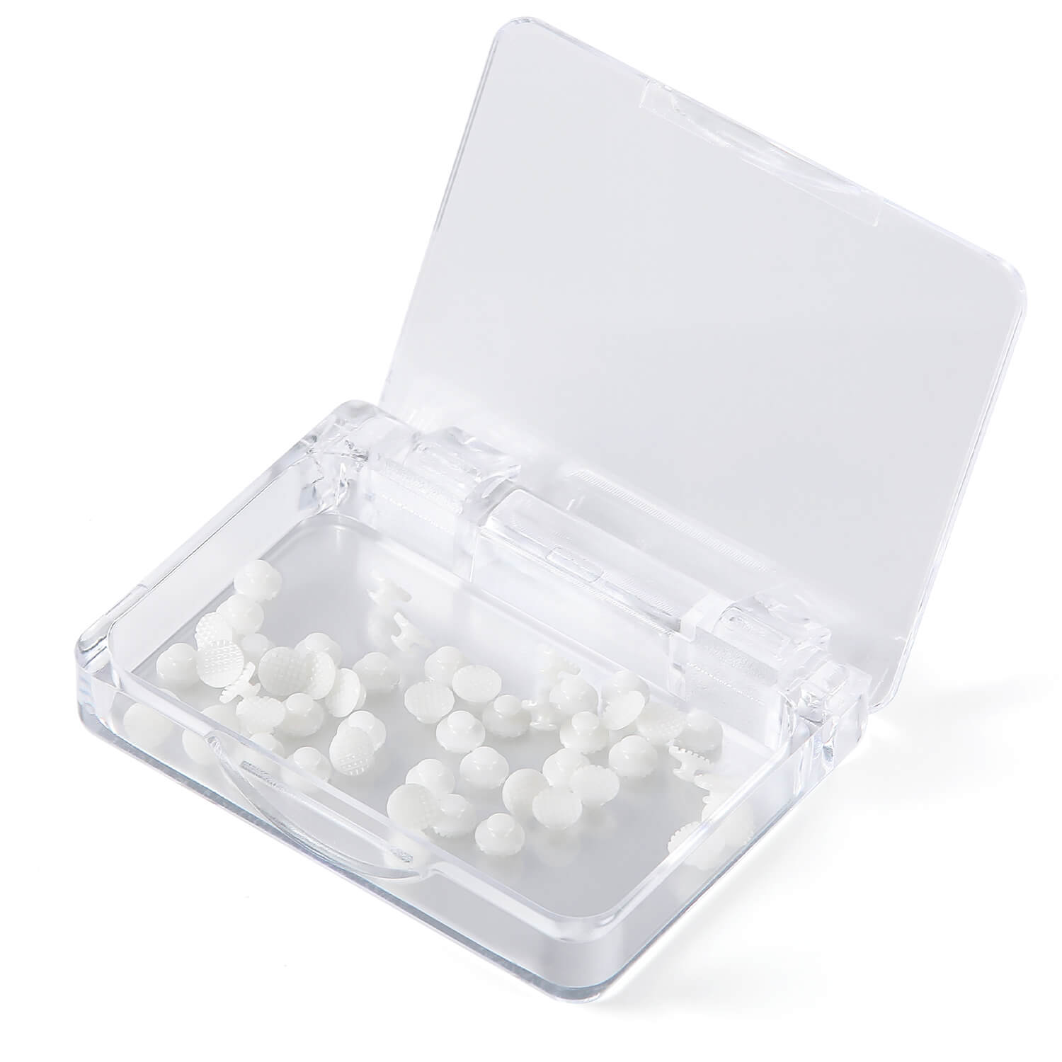 AZDENT Orthodontic Composite Ceramic Lingual Buttons Bondable Round Base 50pcs/Box - azdentall.com
