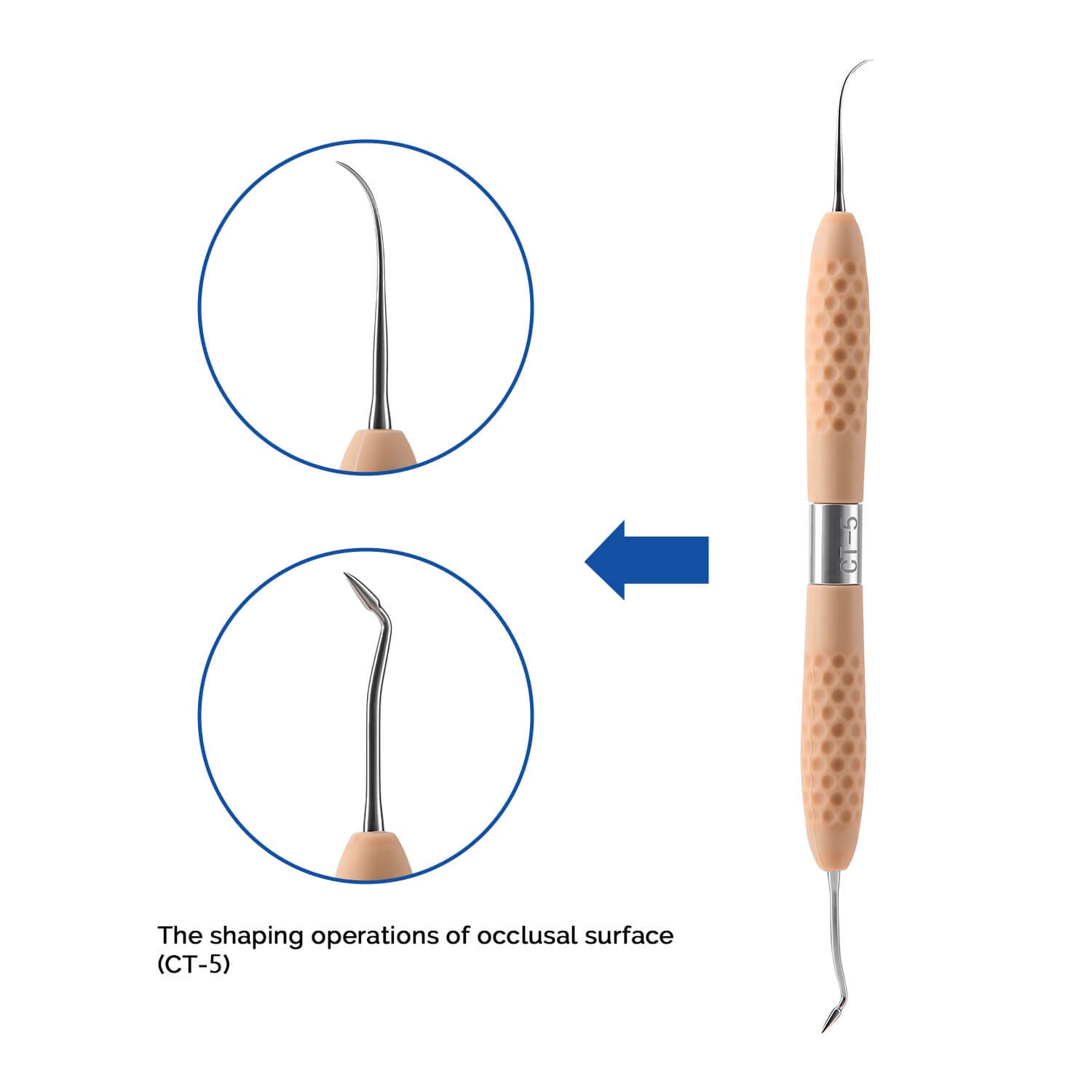Dental Resin Plugger Aesthetic Resin Restoration Filling Instrument Kit CT1-CT7 - azdentall.com